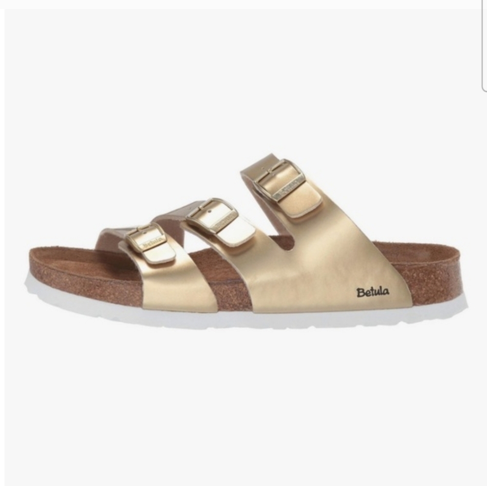 Betula Birkenstock Leo Soft Footbed Sandals Narrow Width Women’s 11 Men’s 9 .